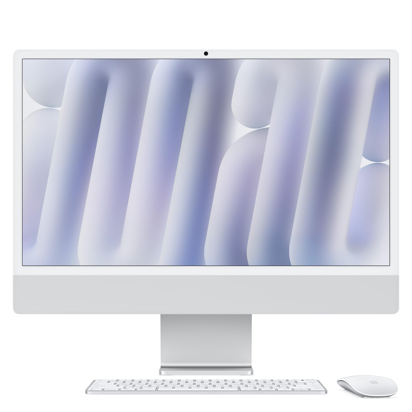 iMac 24 pouces avec écran Retina 4,5K: Puce Apple M4 avec CPU 10 cœurs et GPU 10 cœurs, 16 Go, 256 Go, Magic Keyboard avec Touch ID - Argent (Azerty FR)