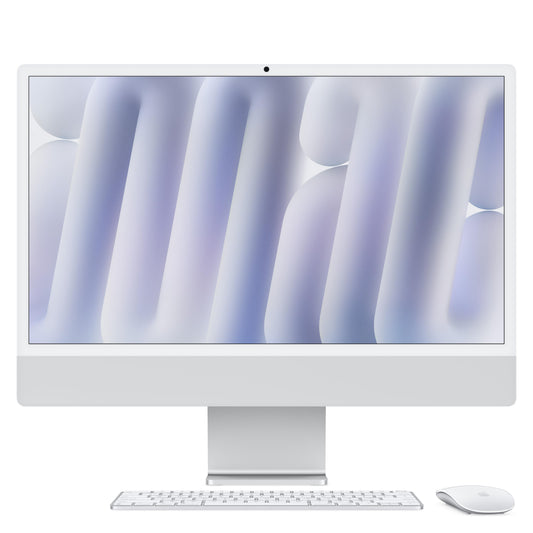 [OPEN BOX] CTO 24-inch iMac met Retina 4,5K‑display: Apple M4-chip met 10‑core CPU en 10‑core GPU, 16 GB, 256 GB, Magic Keyboard met Touch ID en numeriek toetsenblok - Zilver (Azerty FR)