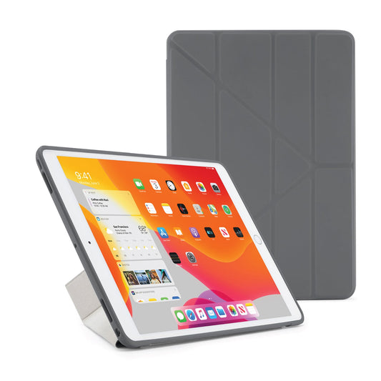 Pipetto Origami Case pour iPad 10,2 pouces - Gris foncé