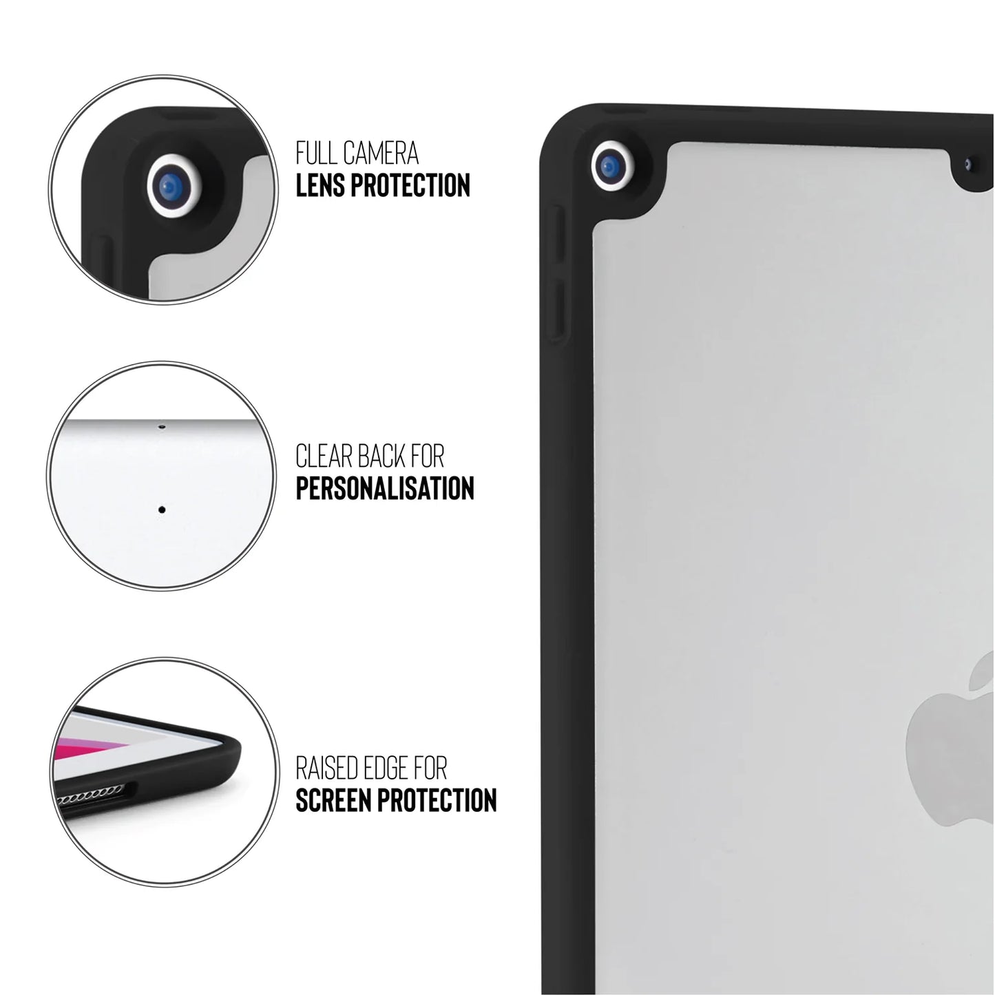 Pipetto Origami Case voor iPad 10,2-inch - Zwart