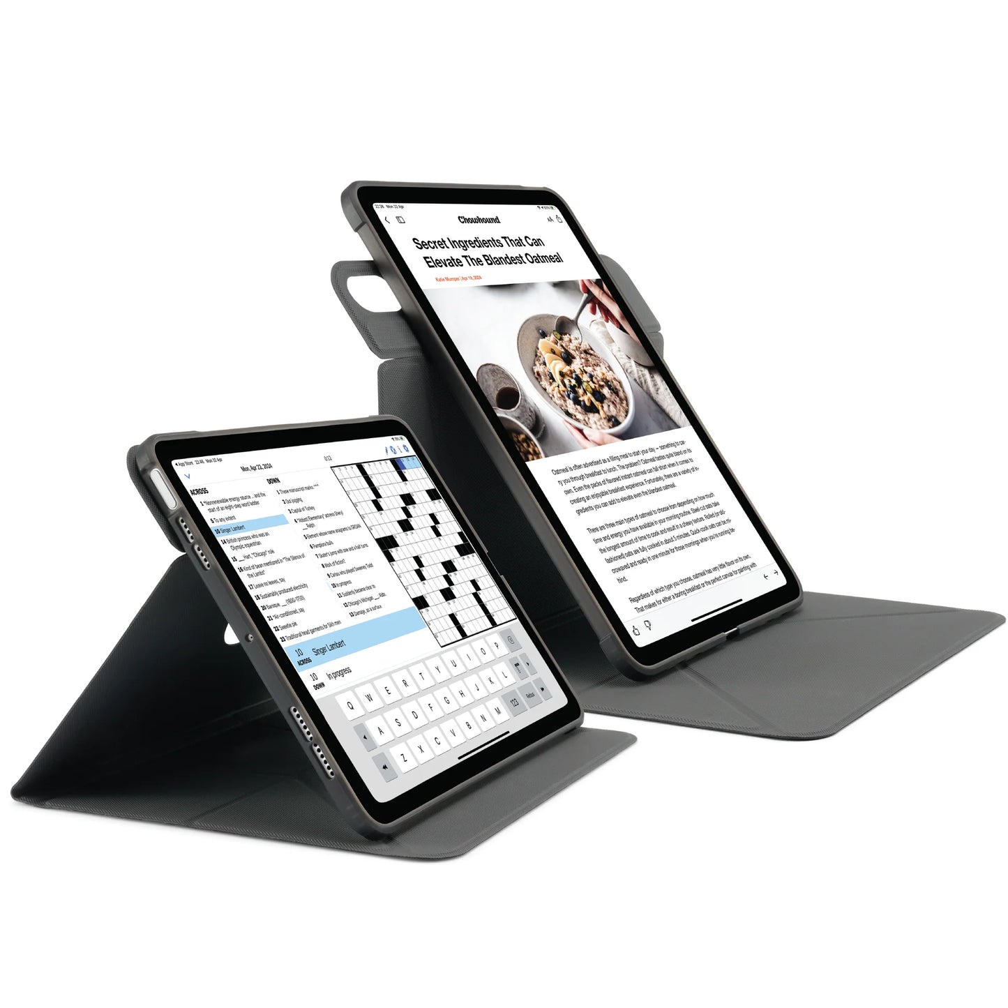 Pipetto Origami Stand Case pour iPad Air 11 pouces - Noir