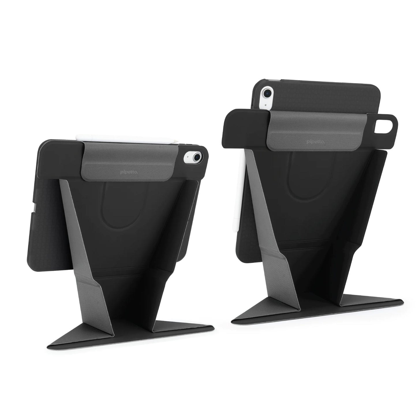 Pipetto Origami Stand Case pour iPad Air 11 pouces - Noir