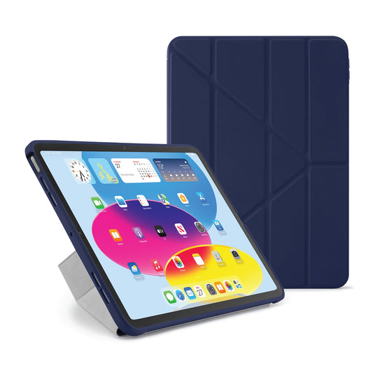 Pipetto Origami Case voor iPad (10e gen./A16) - Donkerblauw