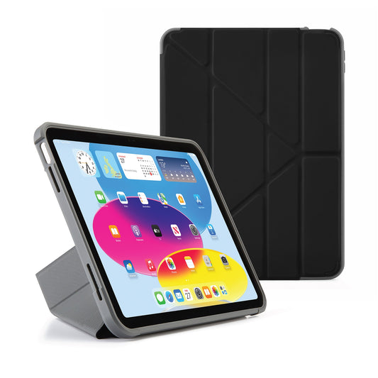 Pipetto Origami Shield pour iPad (10e gén.) - Noir