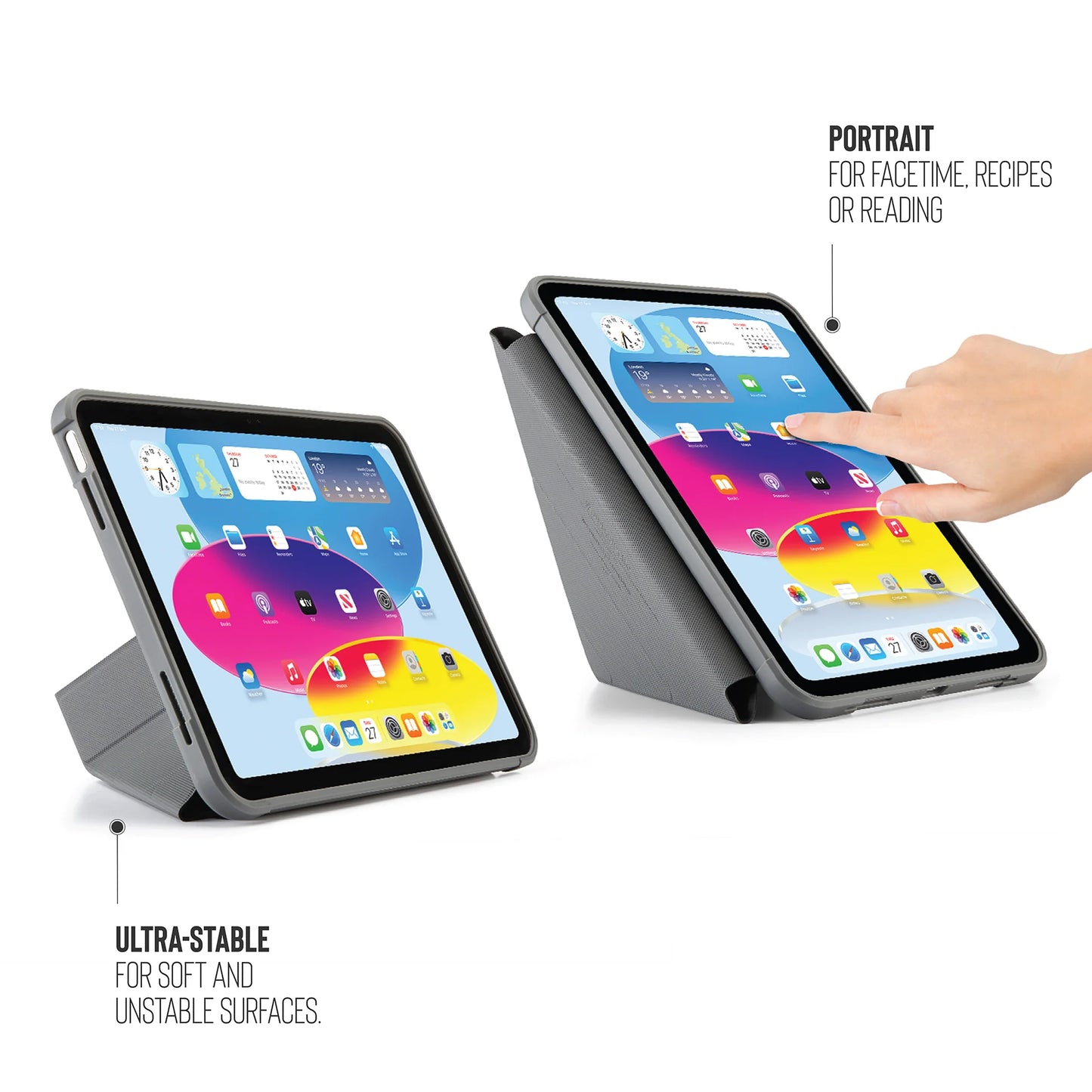 EOL Pipetto Origami Shield voor iPad (10e gen./A16) - Zwart