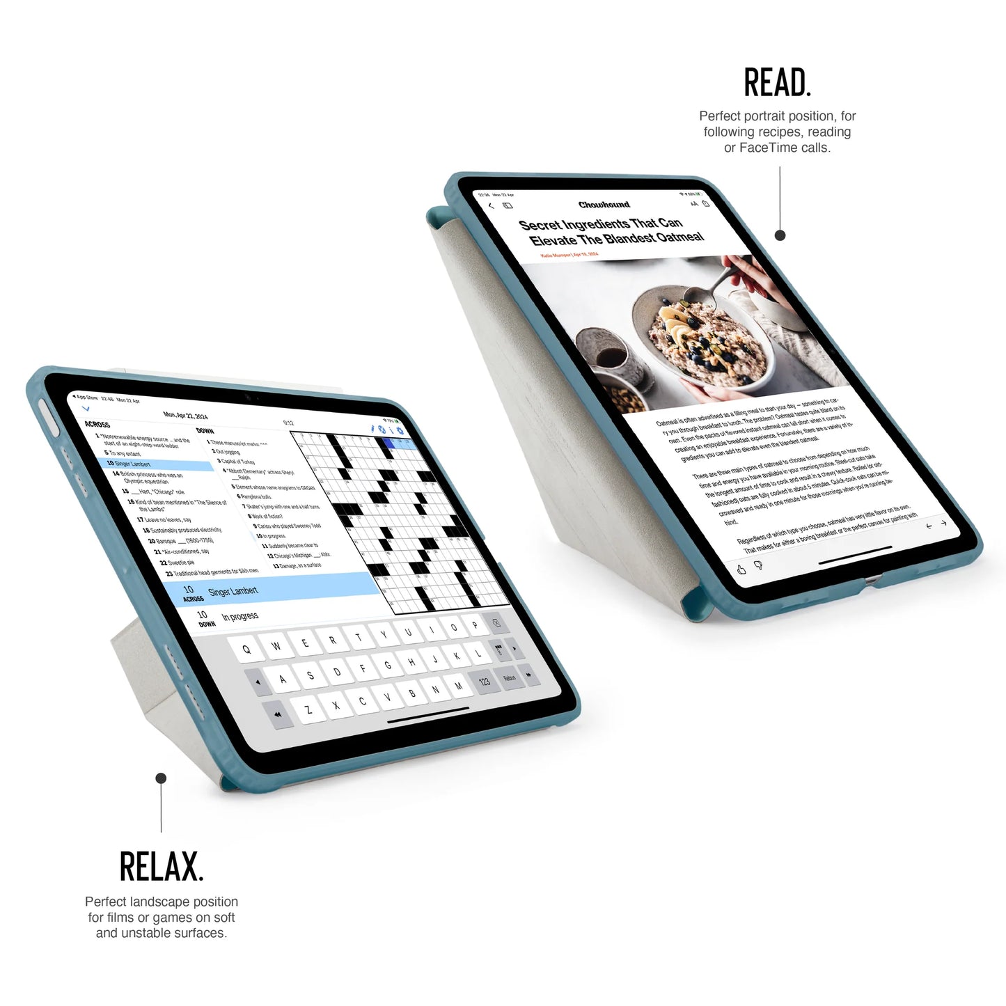 Origami Case pour iPad (10e gén./A16) - Vert lacustre