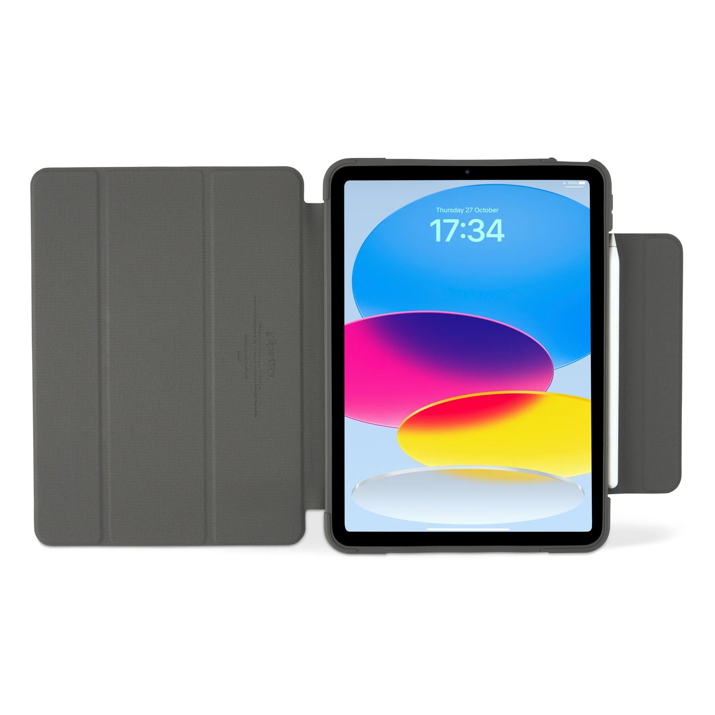 Pipetto 360 Rugged Folio Case voor iPad (A16/10e gen.) - Zwart