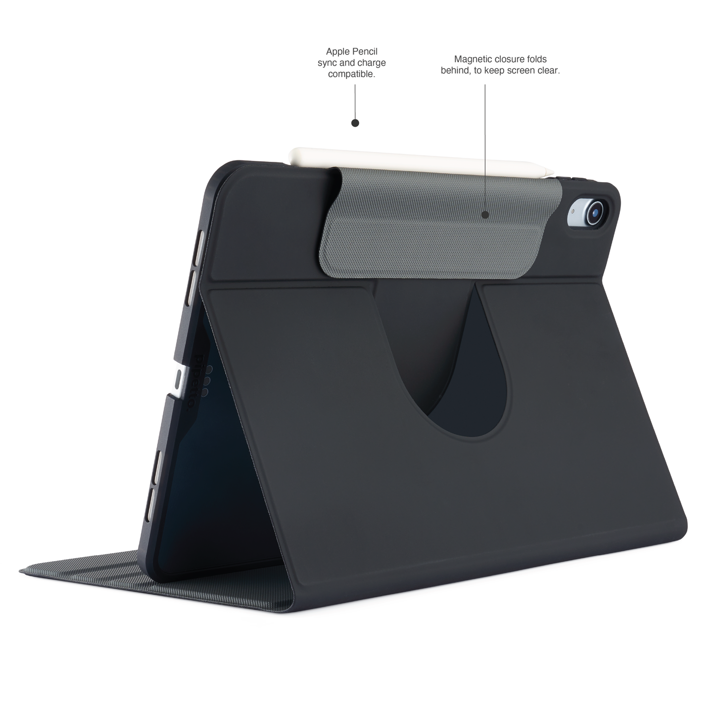 Pipetto Rotating Folio Case pour iPad Air 13-inch (M4/M3/M2) - Noir