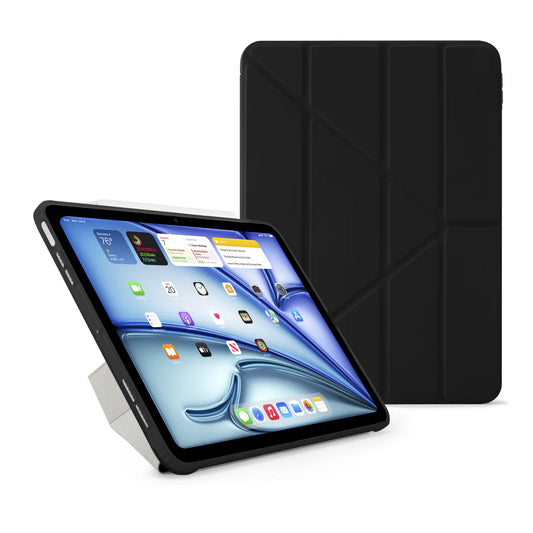Pipetto Origami Case voor iPad Air 11-inch (M2/M3) / iPad Air 10,9-inch (2022/2020) - Zwart