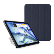 Pipetto Origami Case pour iPad Air 11 pouces (M2/M3) / iPad Air 10,9 pouces (2022/2020) - Bleu foncé
