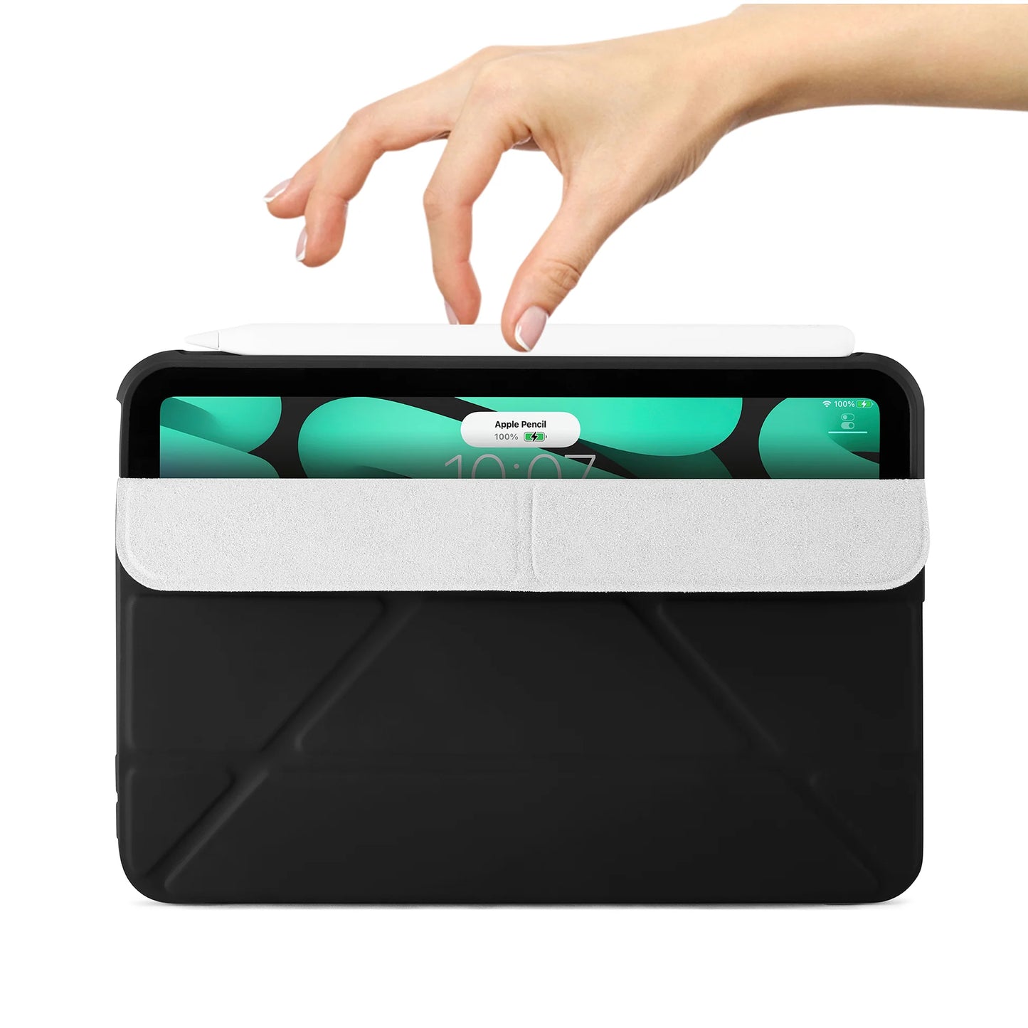 EOL Pipetto Origami Case voor iPad mini 8,3-inch (6e gen.) - Zwart