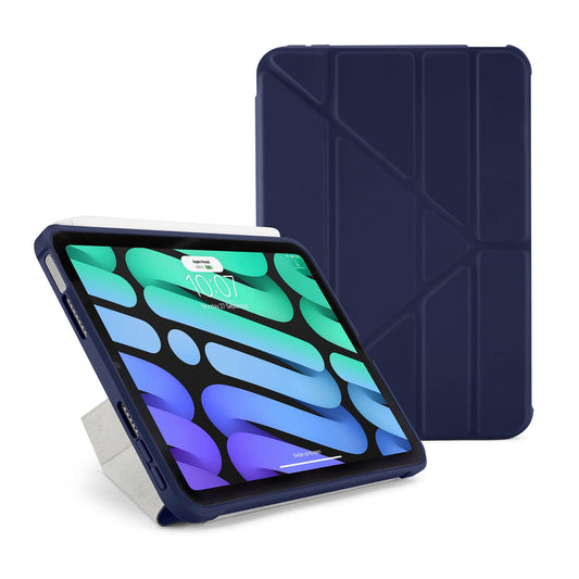 EOL Pipetto Origami Case voor iPad mini 8,3-inch (6e gen.) - Donkerblauw