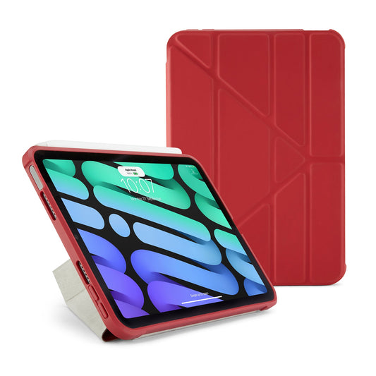 Pipetto Origami Case voor iPad mini 8,3-inch (6e gen.) - Donkerrood