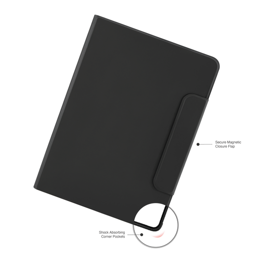 Pipetto Rotating Folio Case pour iPad Pro 13 pouces (M5/M4) - Noir
