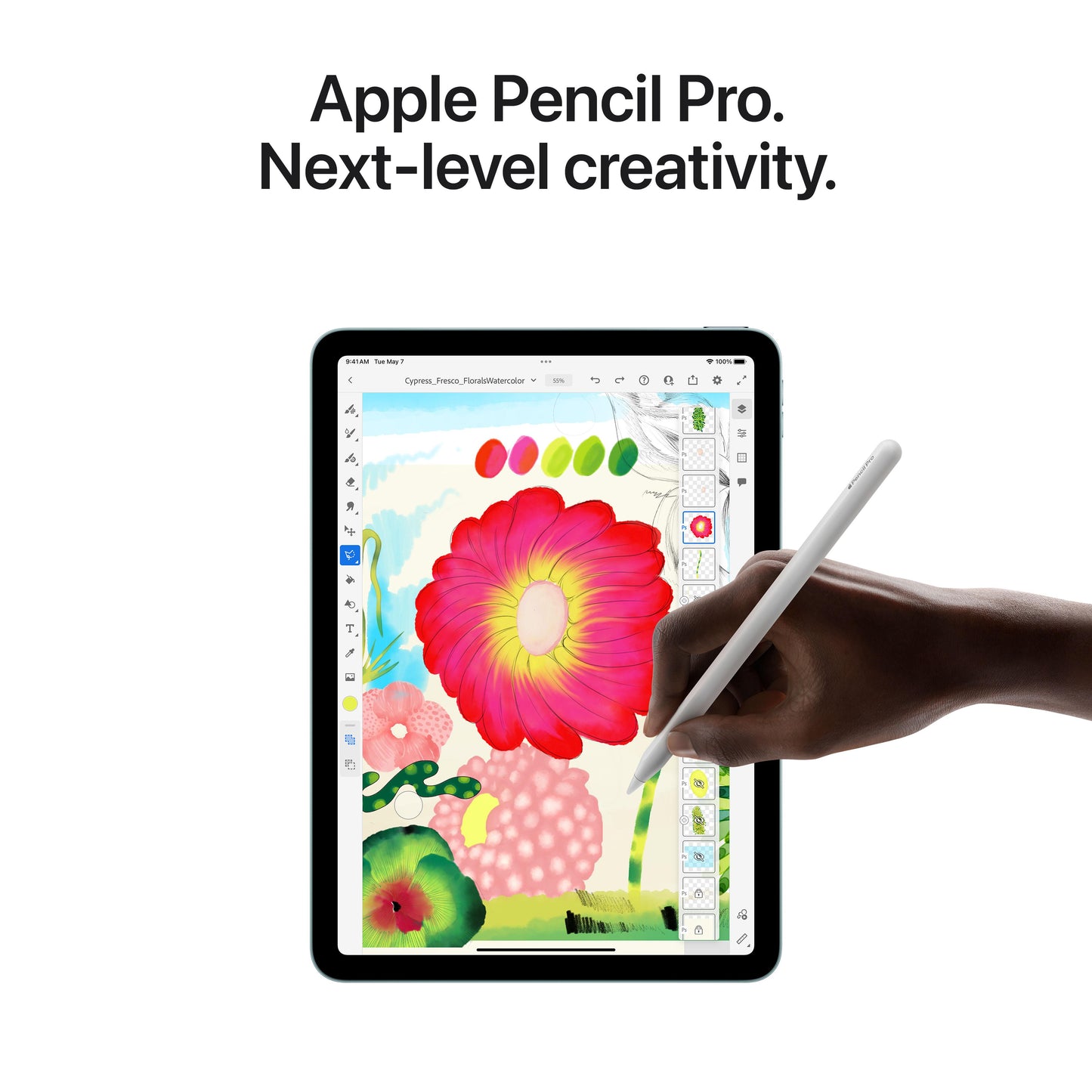 [OPEN BOX] EOL iPad Air 13 pouces Wi-Fi 256 Go - Mauve (M2)