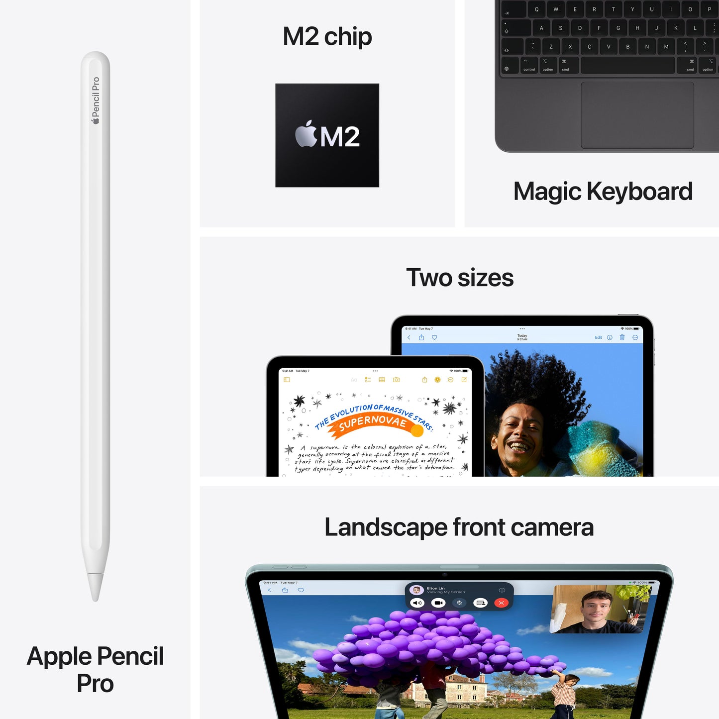 [OPEN BOX] EOL iPad Air 13 pouces Wi-Fi 256 Go - Mauve (M2)