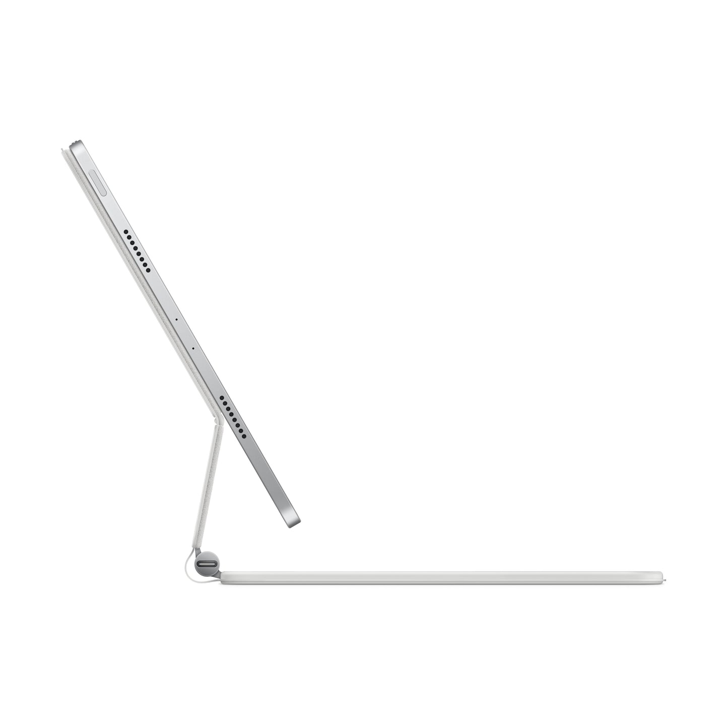 Magic Keyboard pour iPad Pro 11 pouces (4e génération) en iPad Air (5e génération) - Blanc - Français