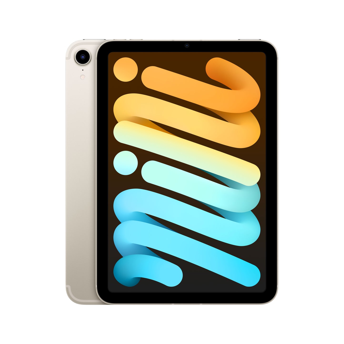 2021 iPad mini 8,3 pouces, Wi-Fi + Cellular, 64 Go, Lumière stellaire (6e génération)