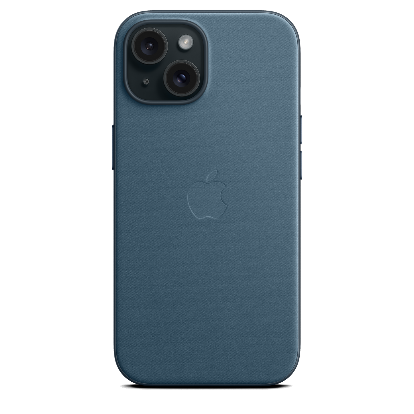 Coque en tissage fin avec MagSafe pour iPhone 15 - Bleu Pacifique