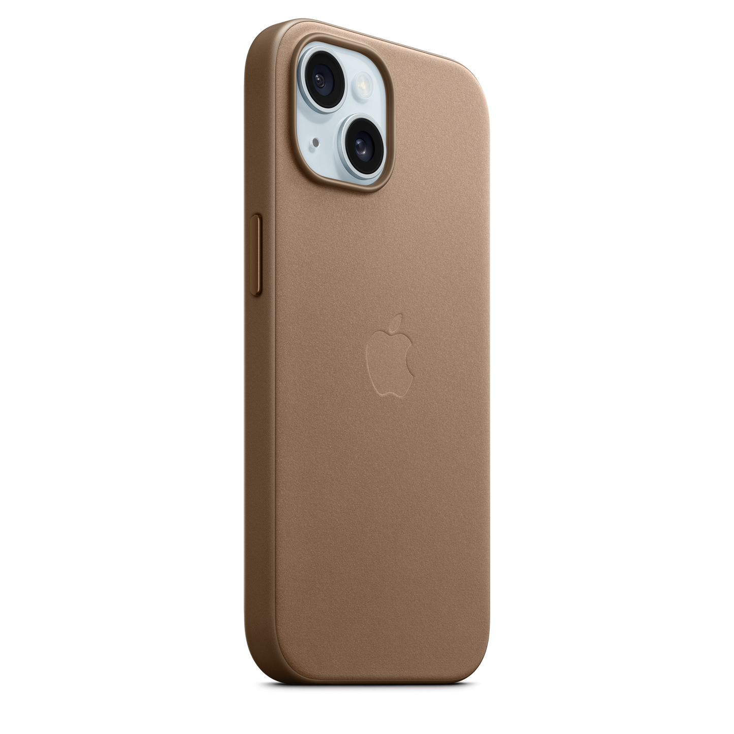 EOL FineWoven hoesje met MagSafe voor iPhone 15 - Taupe