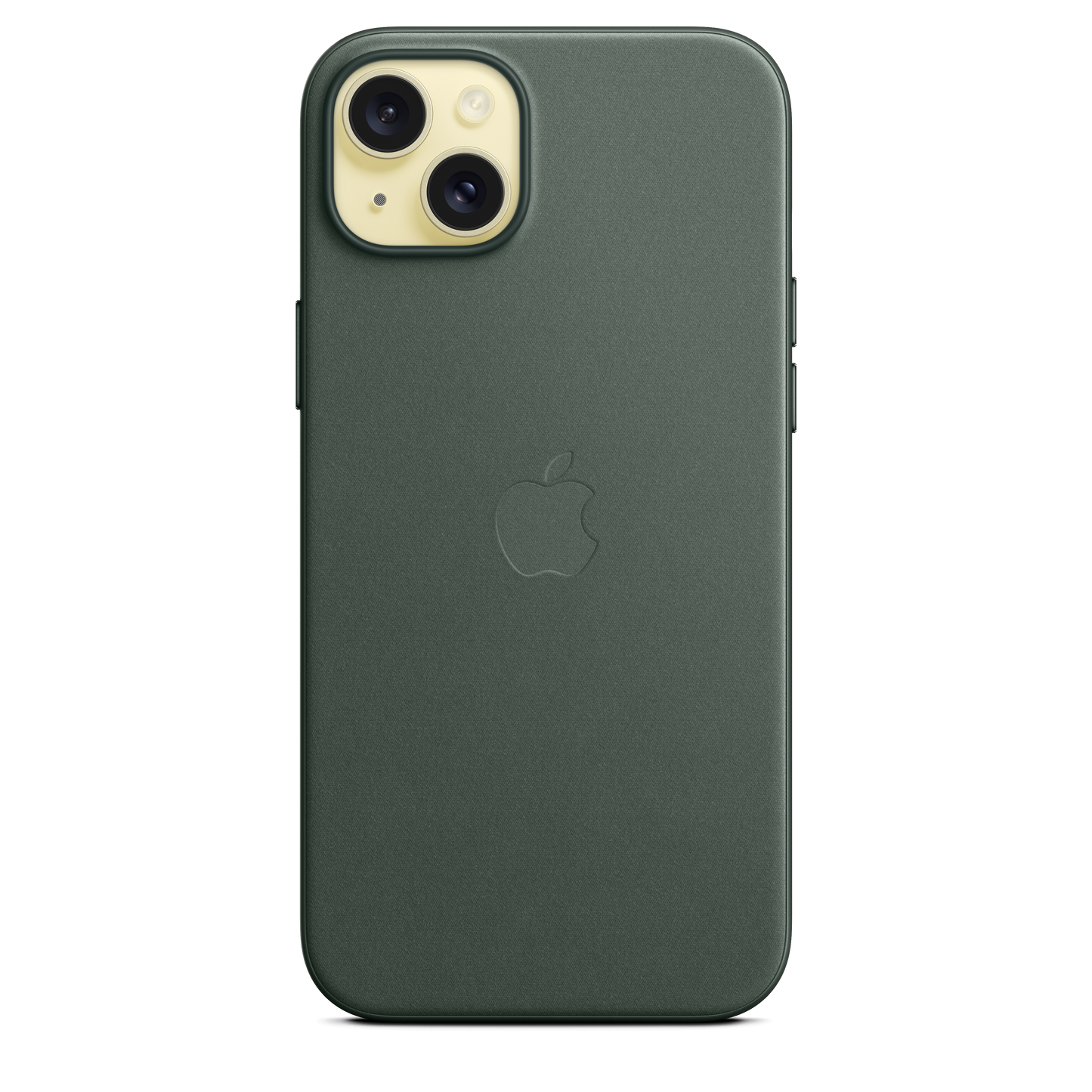 EOL Coque en tissage fin avec MagSafe pour iPhone 15 Plus - Chêne vert
