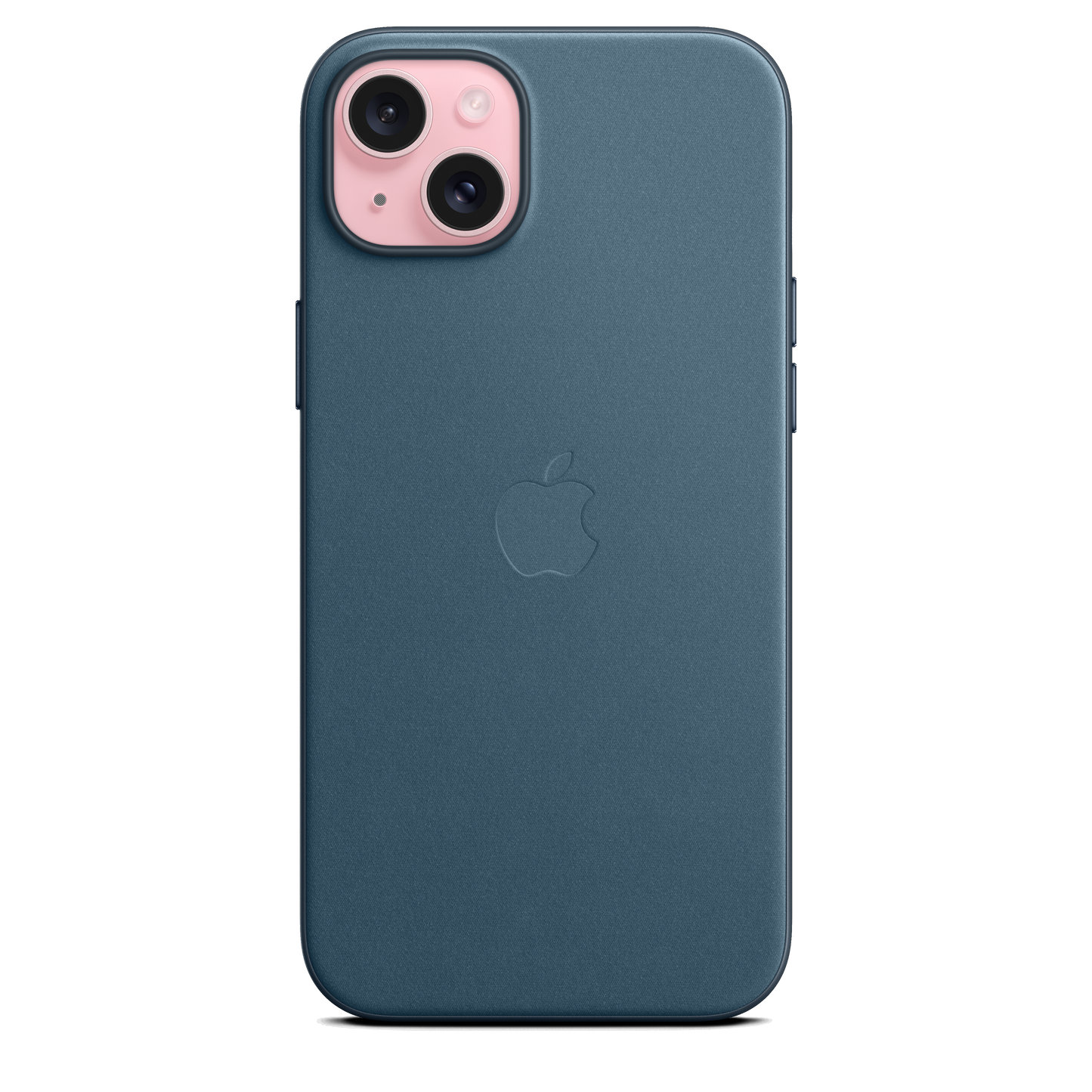 EOL Coque en tissage fin avec MagSafe pour iPhone 15 Plus - Bleu Pacifique