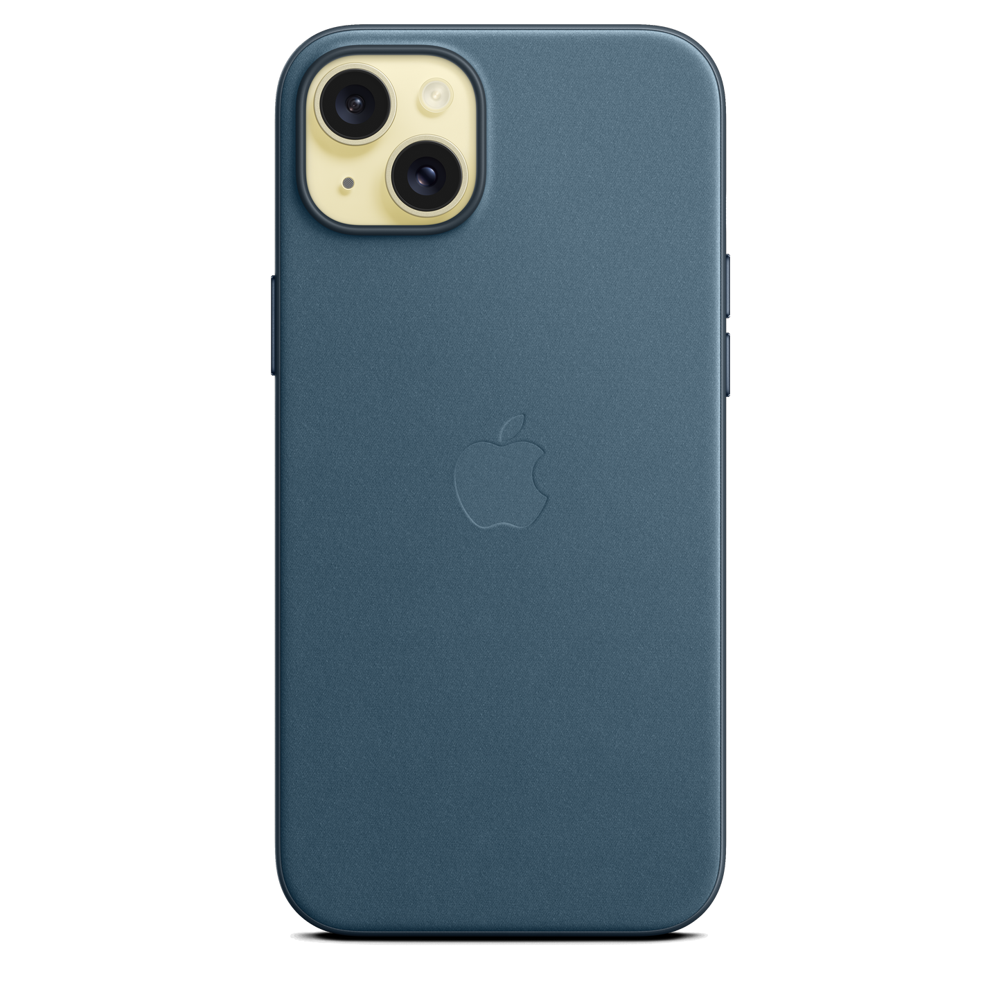 EOL Coque en tissage fin avec MagSafe pour iPhone 15 Plus - Bleu Pacifique
