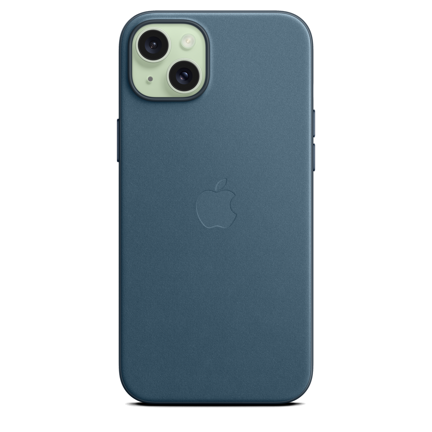 EOL Coque en tissage fin avec MagSafe pour iPhone 15 Plus - Bleu Pacifique