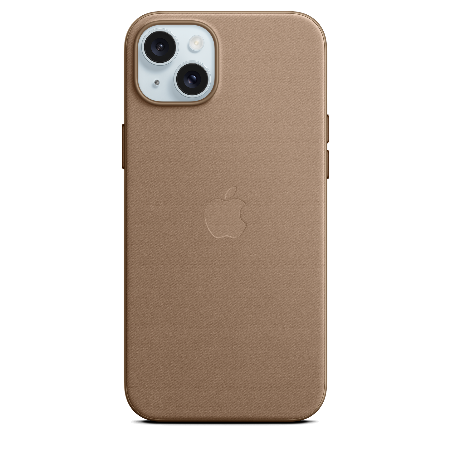 EOL Coque en tissage fin avec MagSafe pour iPhone 15 Plus - Taupe