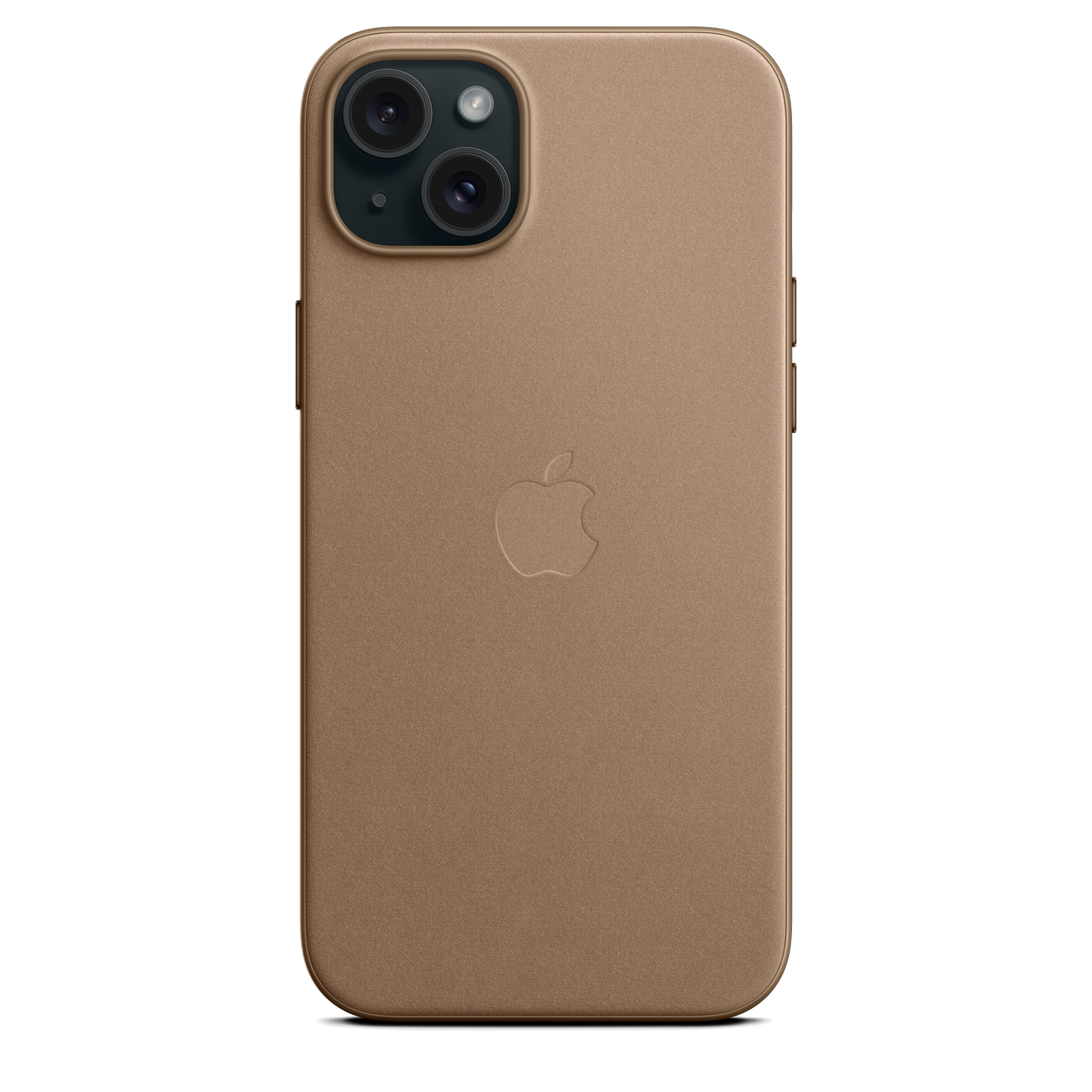 EOL Coque en tissage fin avec MagSafe pour iPhone 15 Plus - Taupe