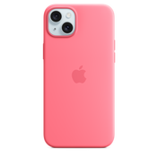 Siliconenhoesje met MagSafe voor iPhone 15 Plus - Roze