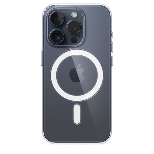 Coque transparente avec MagSafe pour iPhone 15 Pro