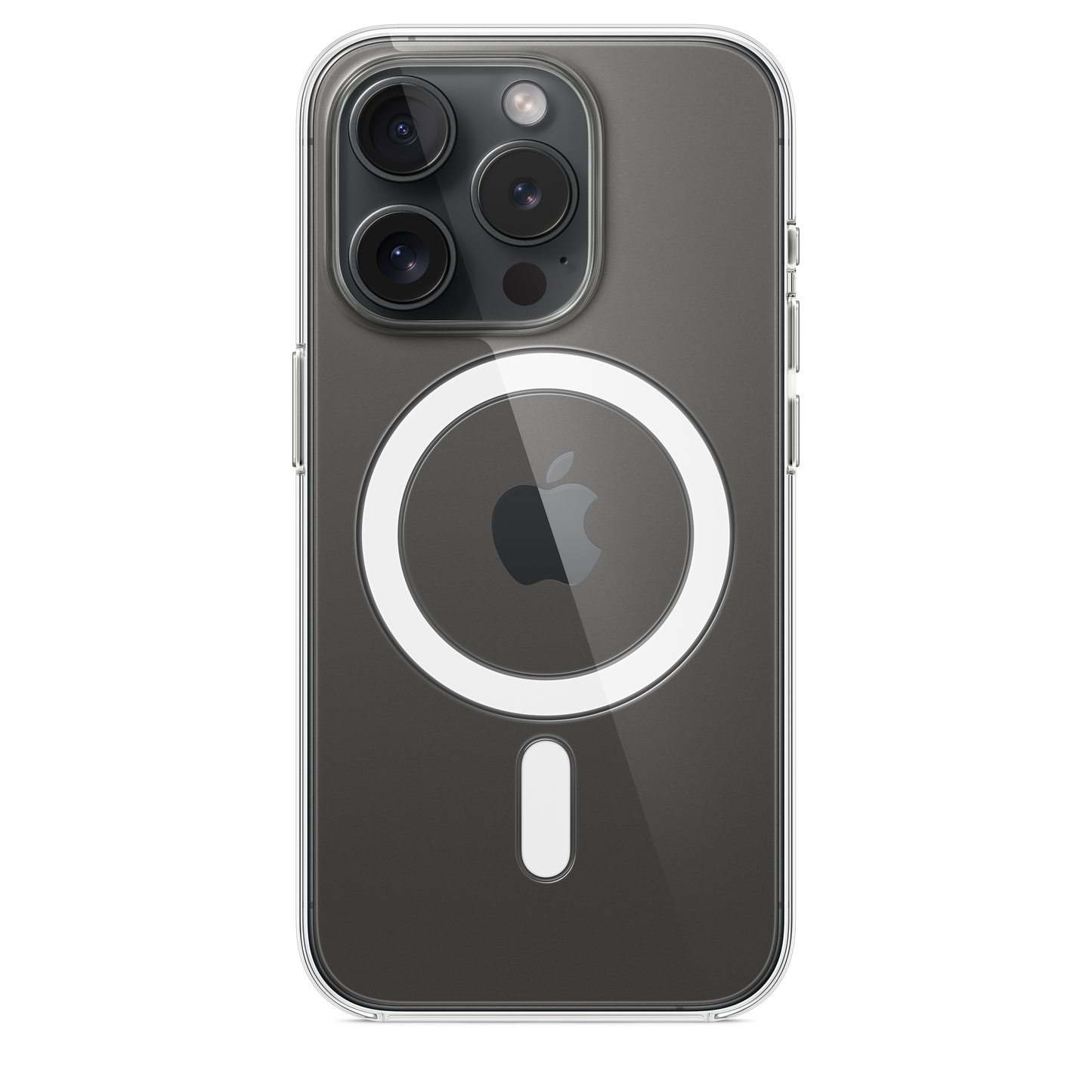 Doorzichtig hoesje met MagSafe voor iPhone 15 Pro