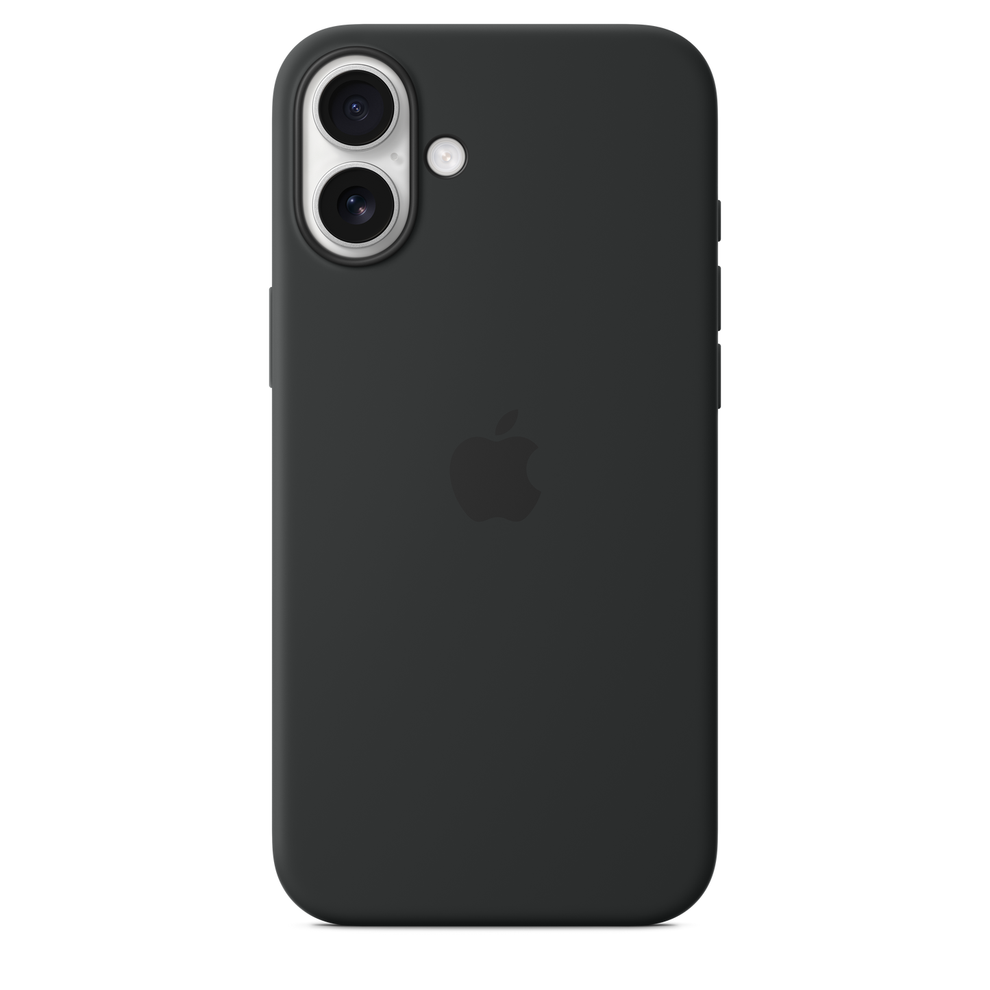 Coque en silicone avec MagSafe pour iPhone 16 Plus - Noir