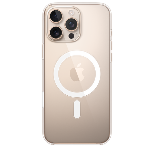 Coque transparente avec MagSafe pour iPhone 16 Pro Max