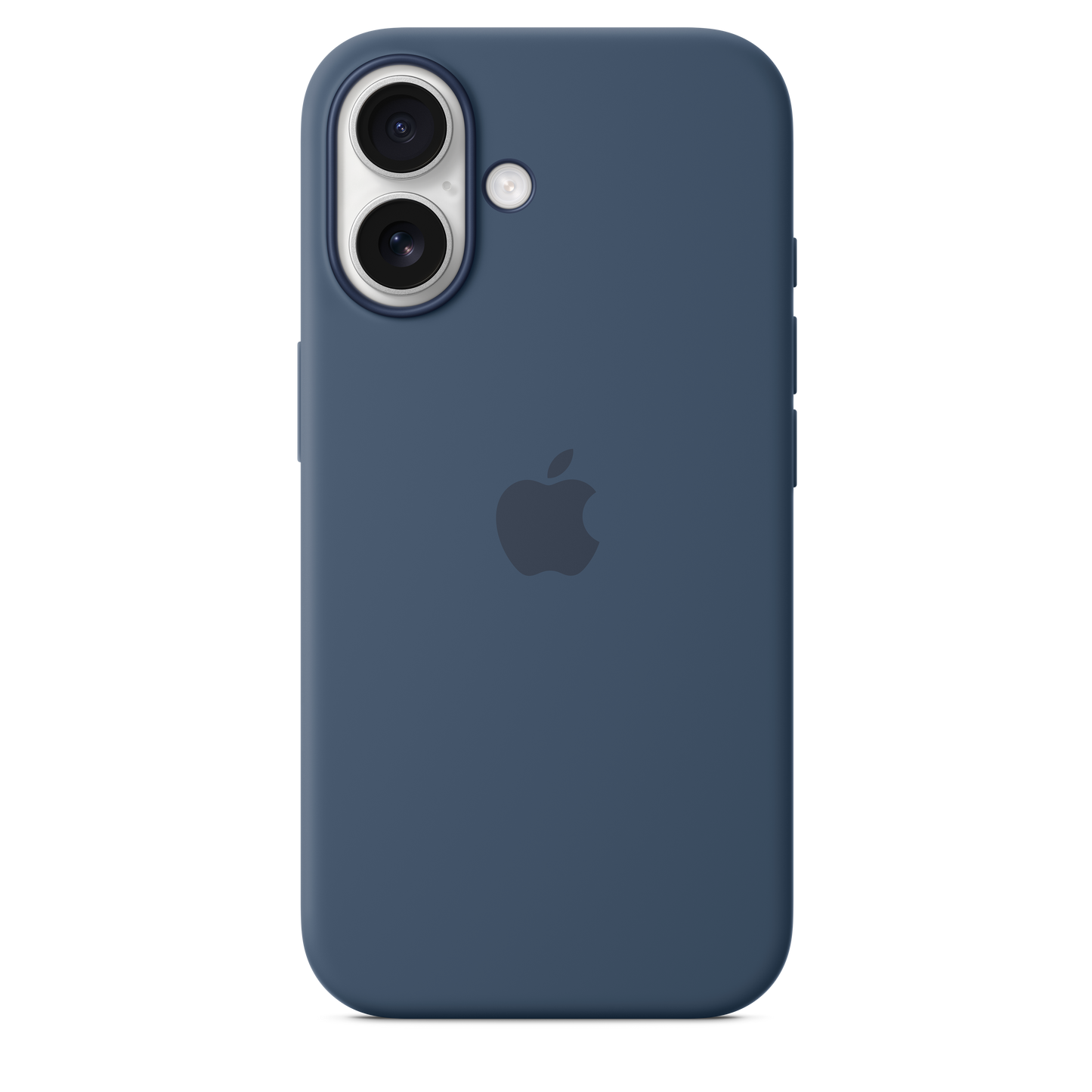 EOL Siliconenhoesje met MagSafe voor iPhone 16 - Denim