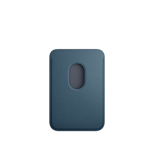 FineWoven kaarthouder met MagSafe voor iPhone - Oceaanblauw