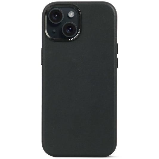 EOL Decoded Housse en cuir pour iPhone 15 - Noir
