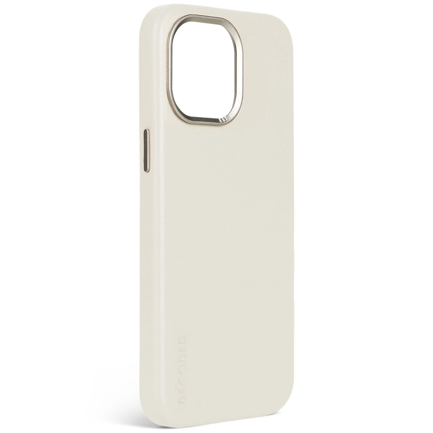 EOL Decoded Housse en cuir pour iPhone 15 Pro Max - Argile