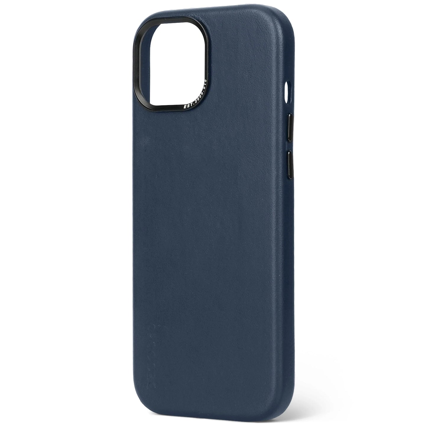 EOL Decoded Leren hoesje voor iPhone 15 - Marineblauw