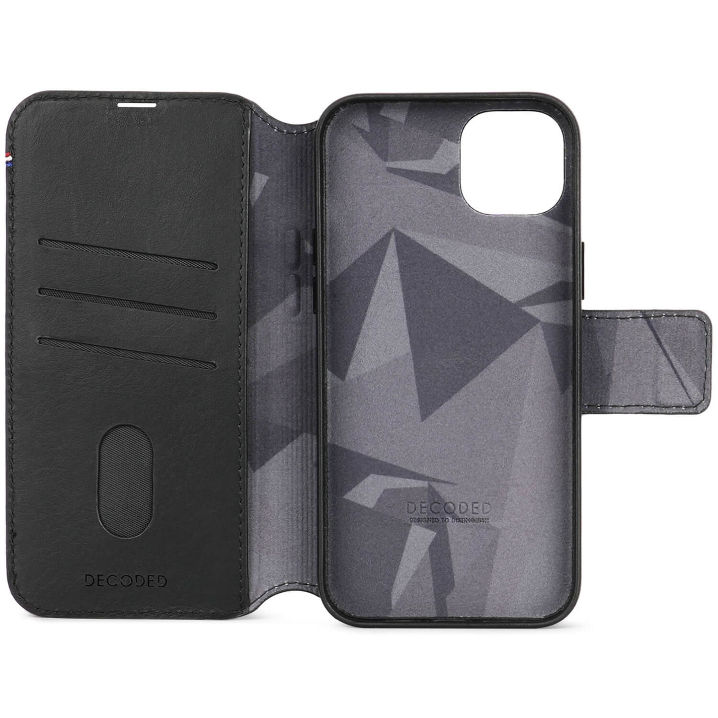 Decoded Detachable Wallet voor iPhone 15 Plus - Zwart