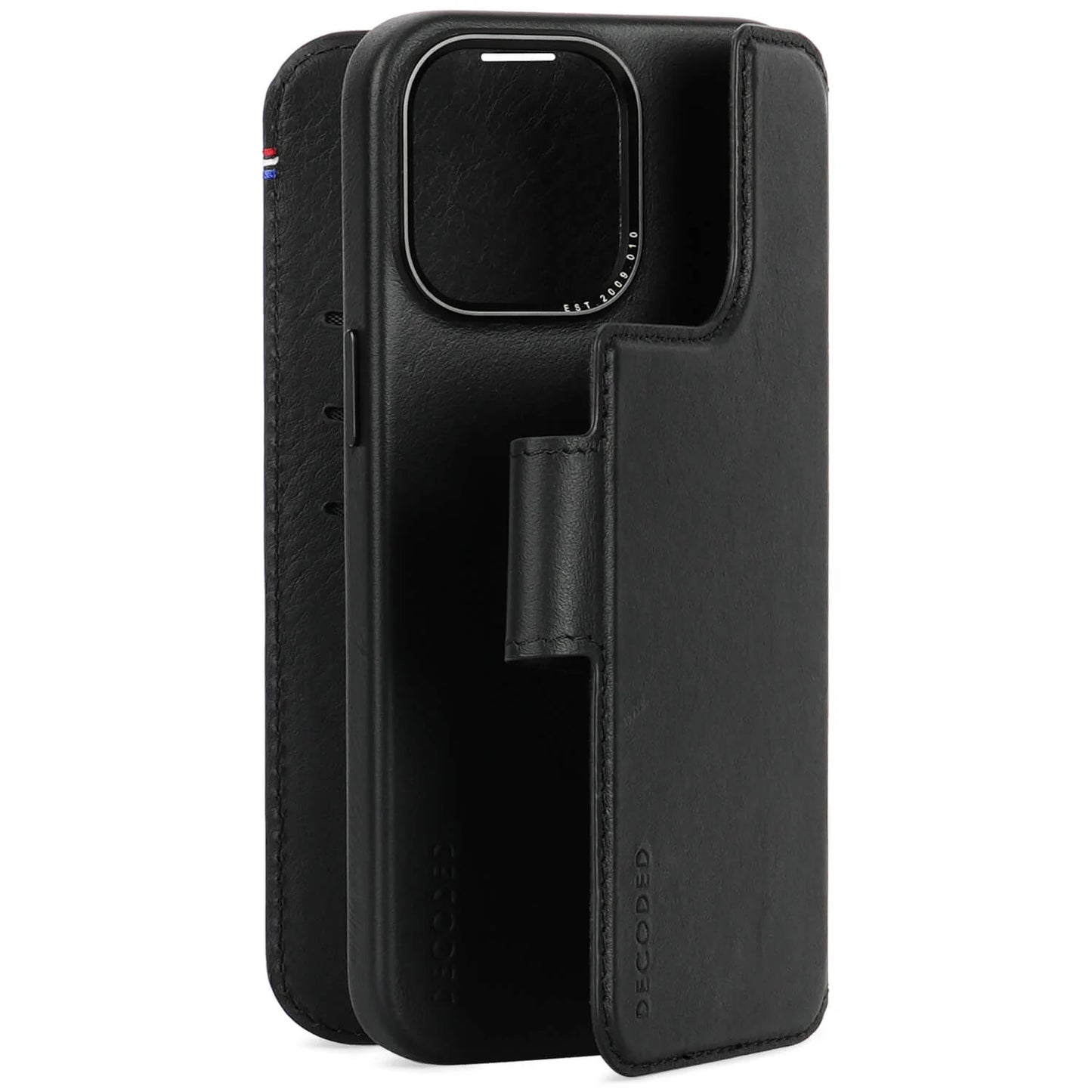 Decoded Detachable Wallet voor iPhone 15 Pro Max - Zwart