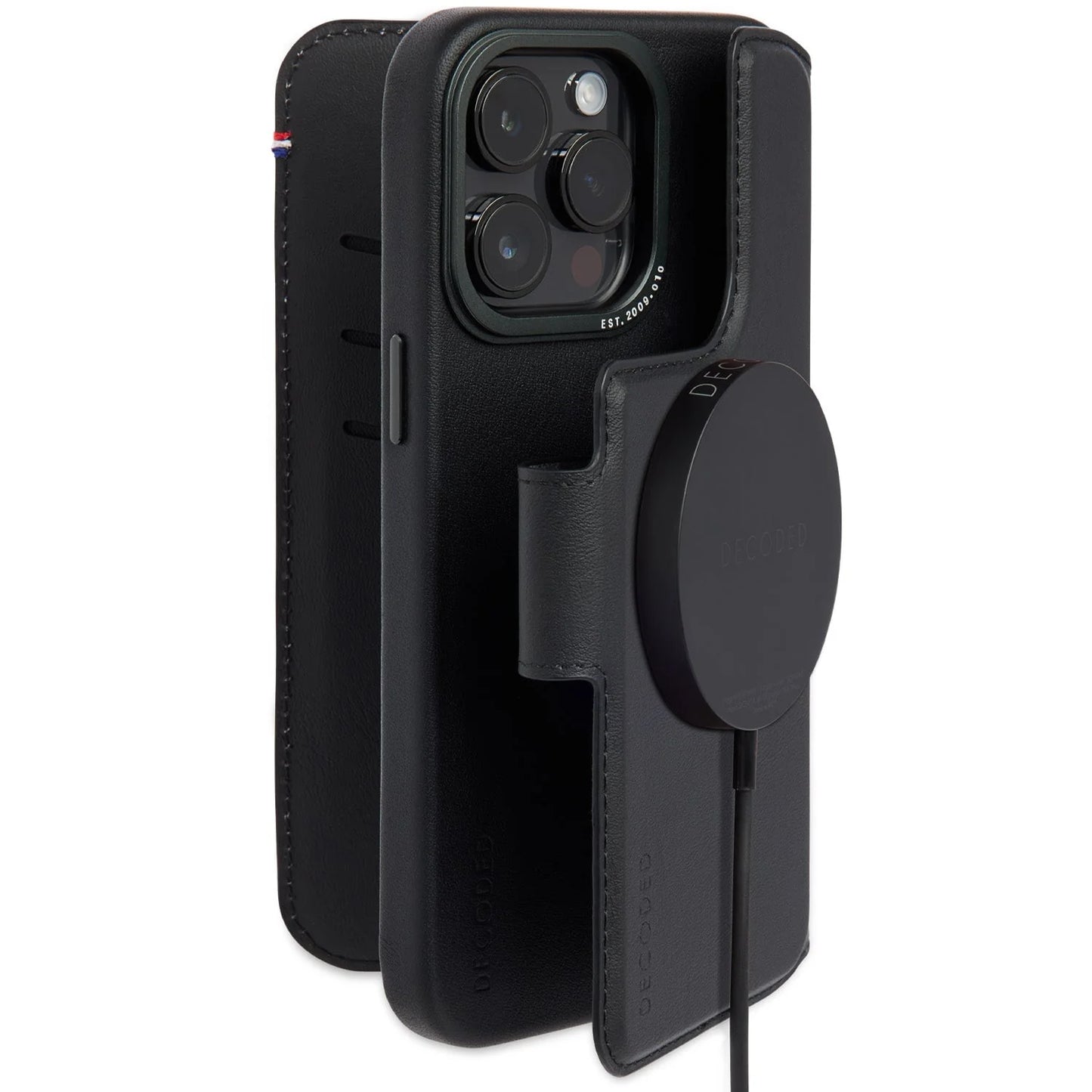 EOL Decoded Detachable Wallet voor iPhone 14 Pro Max - Zwart