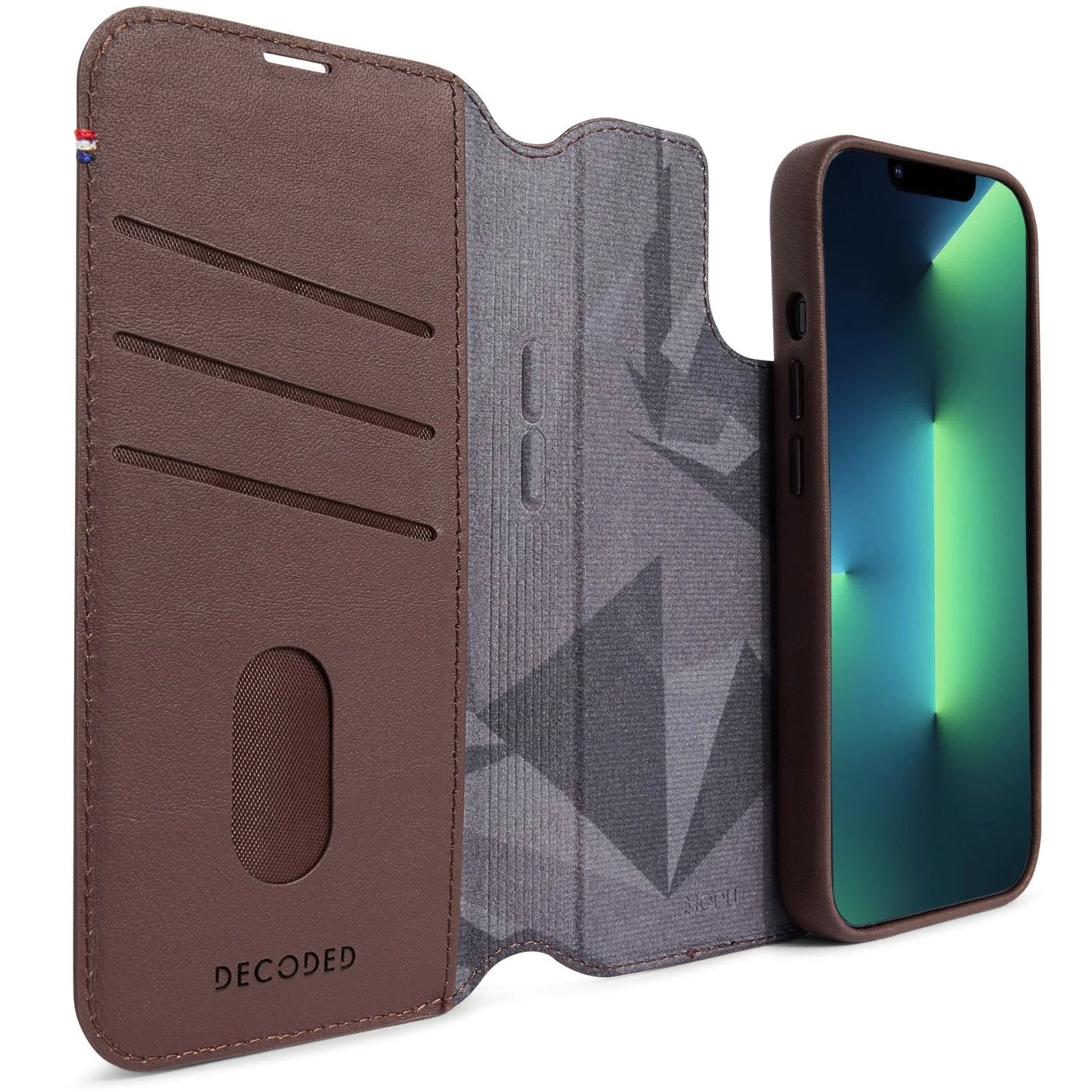 EOL Decoded Detachable Wallet pour iPhone 14 Plus - Brun