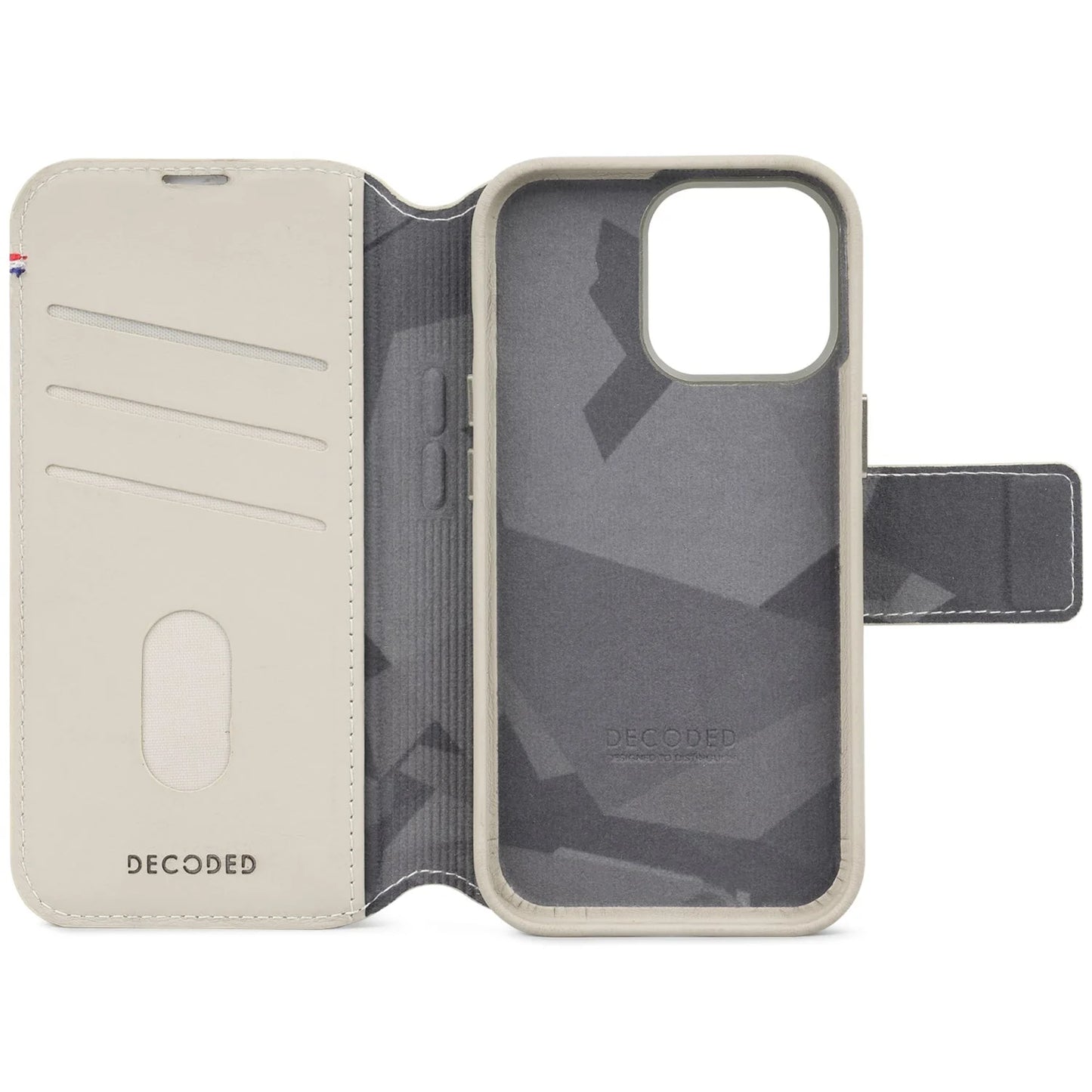 EOL Decoded Detachable Wallet voor iPhone 15 Pro Max - Klei