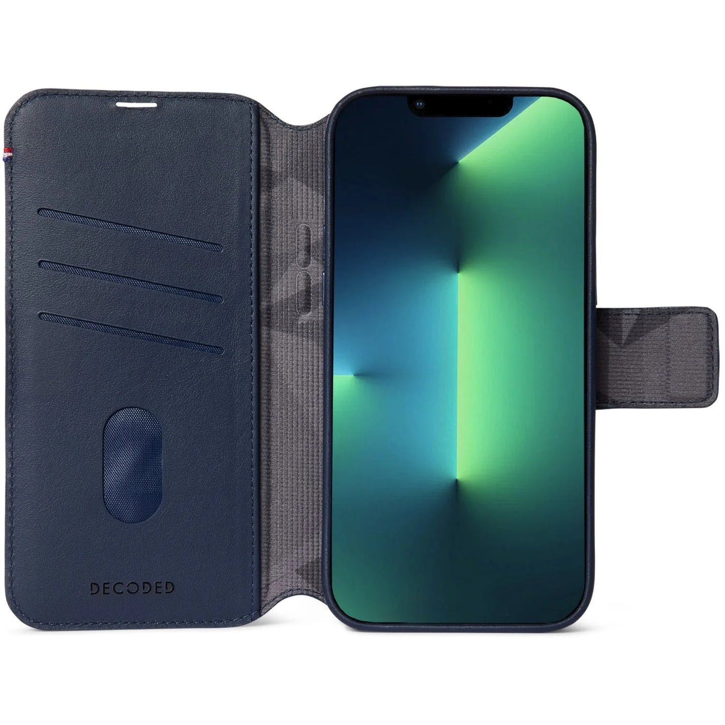 EOL Decoded Detachable Wallet voor iPhone 14 Pro max - Blauw