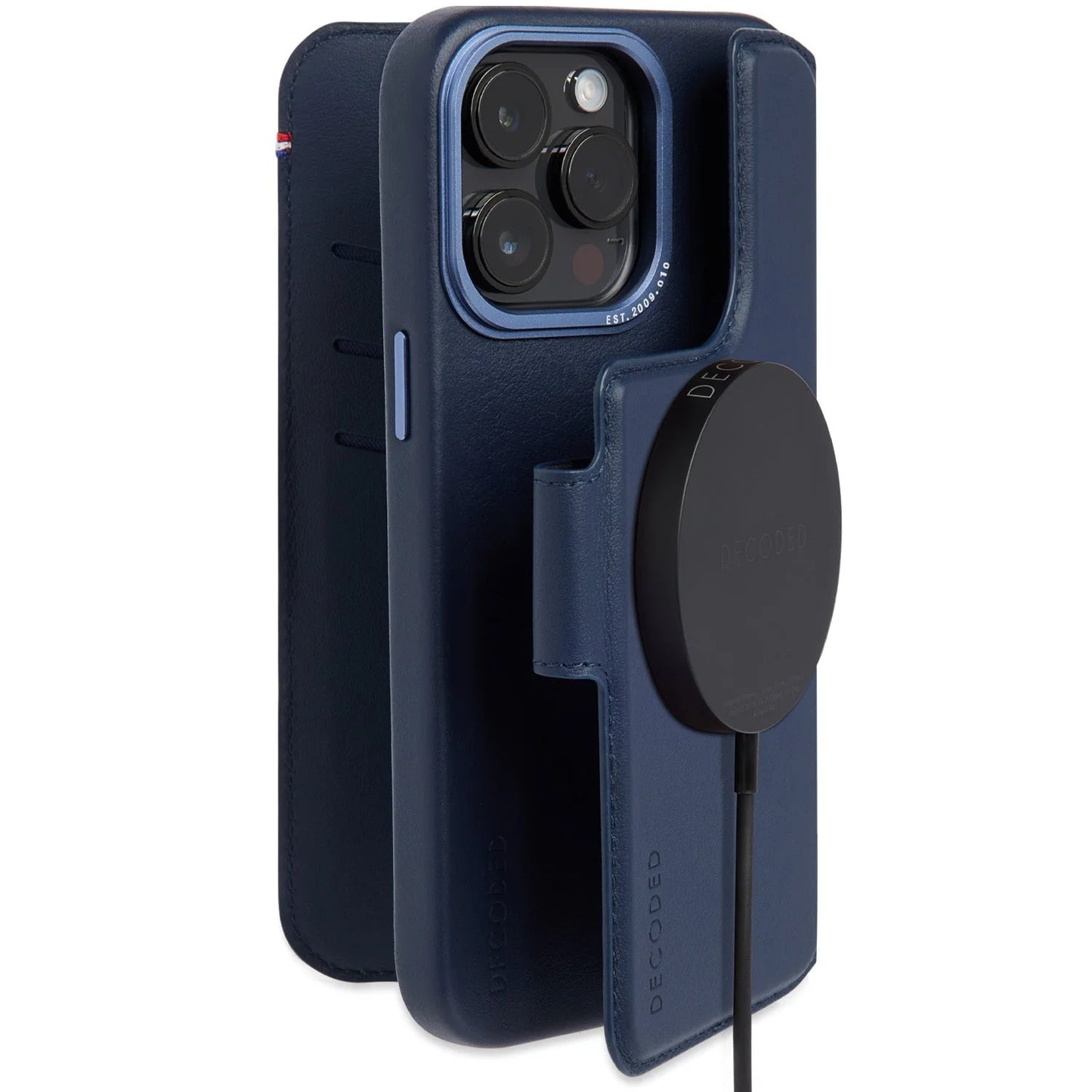 EOL Decoded Detachable Wallet voor iPhone 14 Pro max - Blauw