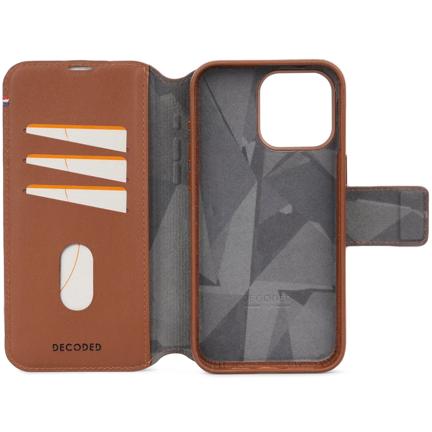 EOL Decoded Detachable Wallet pour iPhone 15 Pro Max - Brun