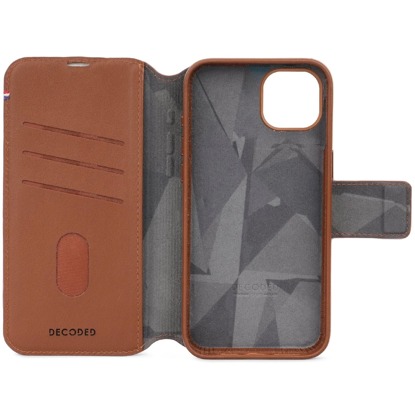 EOL Decoded Detachable Wallet pour iPhone 15 - Brun