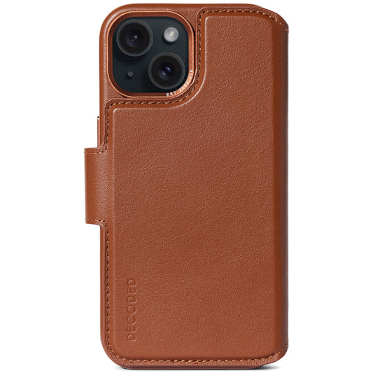EOL Decoded Detachable Wallet voor iPhone 15 - Bruin